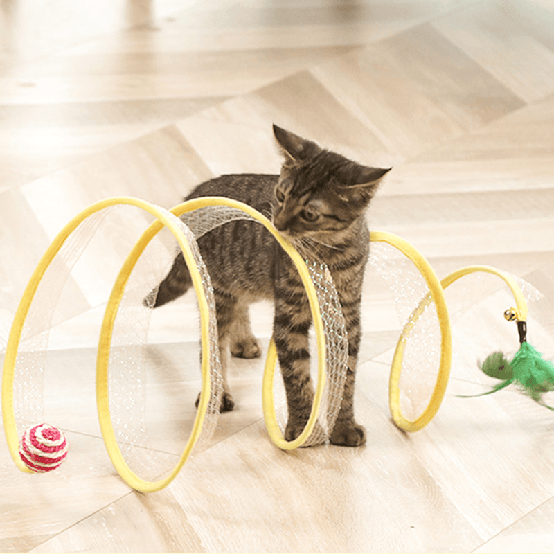 Tunicat - Brinquedo Minhoca Espiral para Gatos - Loja Regional